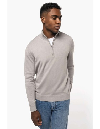 KAR-K970-MEN'S ZIP NECK JUMPER